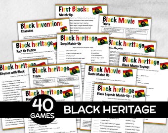 Jeux pour l'indépendance des Noirs, fête de la liberté, films sur la musique noire, dicton de maman noire, jeux brise-glace, anecdotes sur l'histoire des Noirs, jeux noirs pour adultes