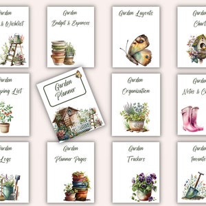 Spring Garden Planner I Plant Planner I Gardening Planner I Garden Organization I Garden Journal I Garden Layouts image 3
