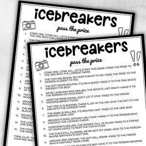 Icebreaker Pass the Prize Game, Gift Exchange Game, Pass The Gift Poem, Family Reunion, Team Building, Pass The Parcel, Left Right Story