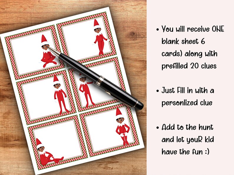Elf Christmas Scavenger Hunt I Christmas Activities | Elf Mischief ...