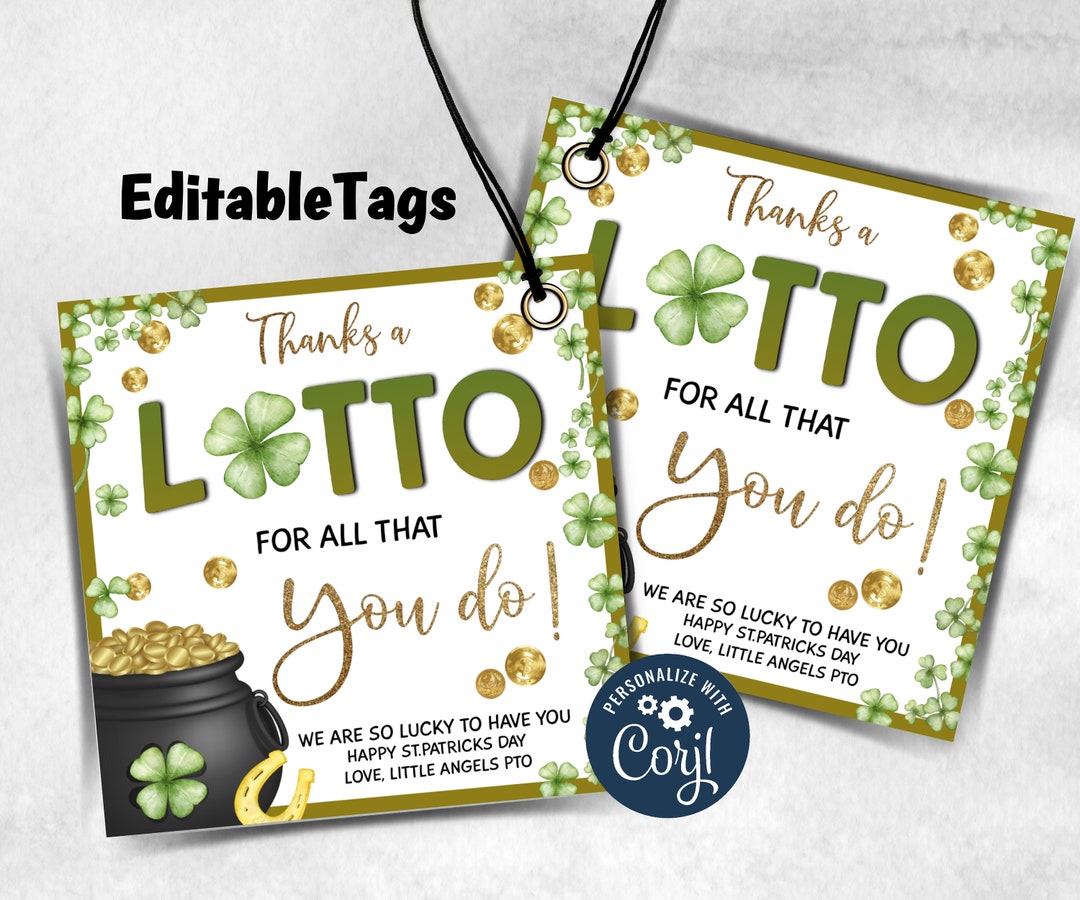 Boss St. Patrick' Pop by | Thanks A Lotto for All That You Do | St ...