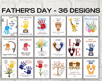 Fathers Day Handprint art I Handprint craft I Fathers Day Gift I First Fathers Day I DIY Fathers Day keepsake I Printable fathers day I 111