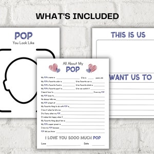 All About My Pops Printable