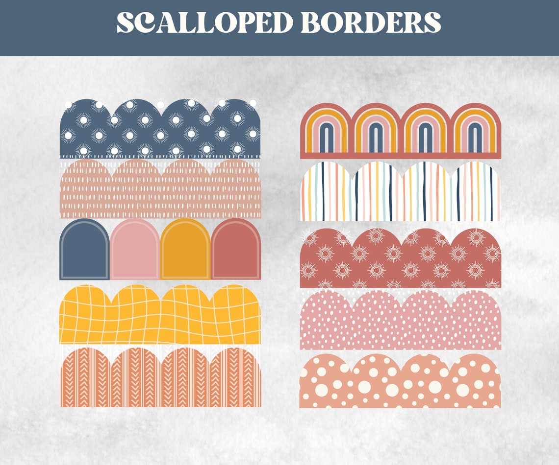 Bulletin Border, Classroom Borders, Bulletin Board Trim Decor, Bulletin ...