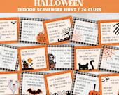 Halloween Scavenger Hunt for kids, Scavenger hunt for teens, Halloween Party game, Halloween activity, Indoor Scavenger hunt, Treasure Hunt