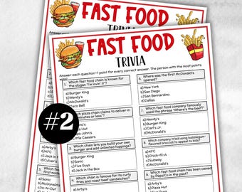 Trivial de comida rápida, Noche de juegos en familia, Trivial para personas mayores, Trivial de pub, Formación de equipos, Juego de reunión familiar, 4 de julio, Trivial de verano