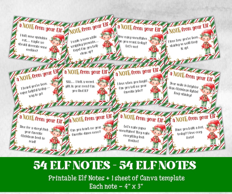 Note From Your Elf, Printable Elf Note, Printable Christmas Activities ...