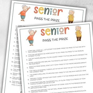 Senior Pass the Prize, Family Game Night, Dementia Activity, Retirement Games, Senior Citizens, Nursing Home Game, Senior Pass the parcel