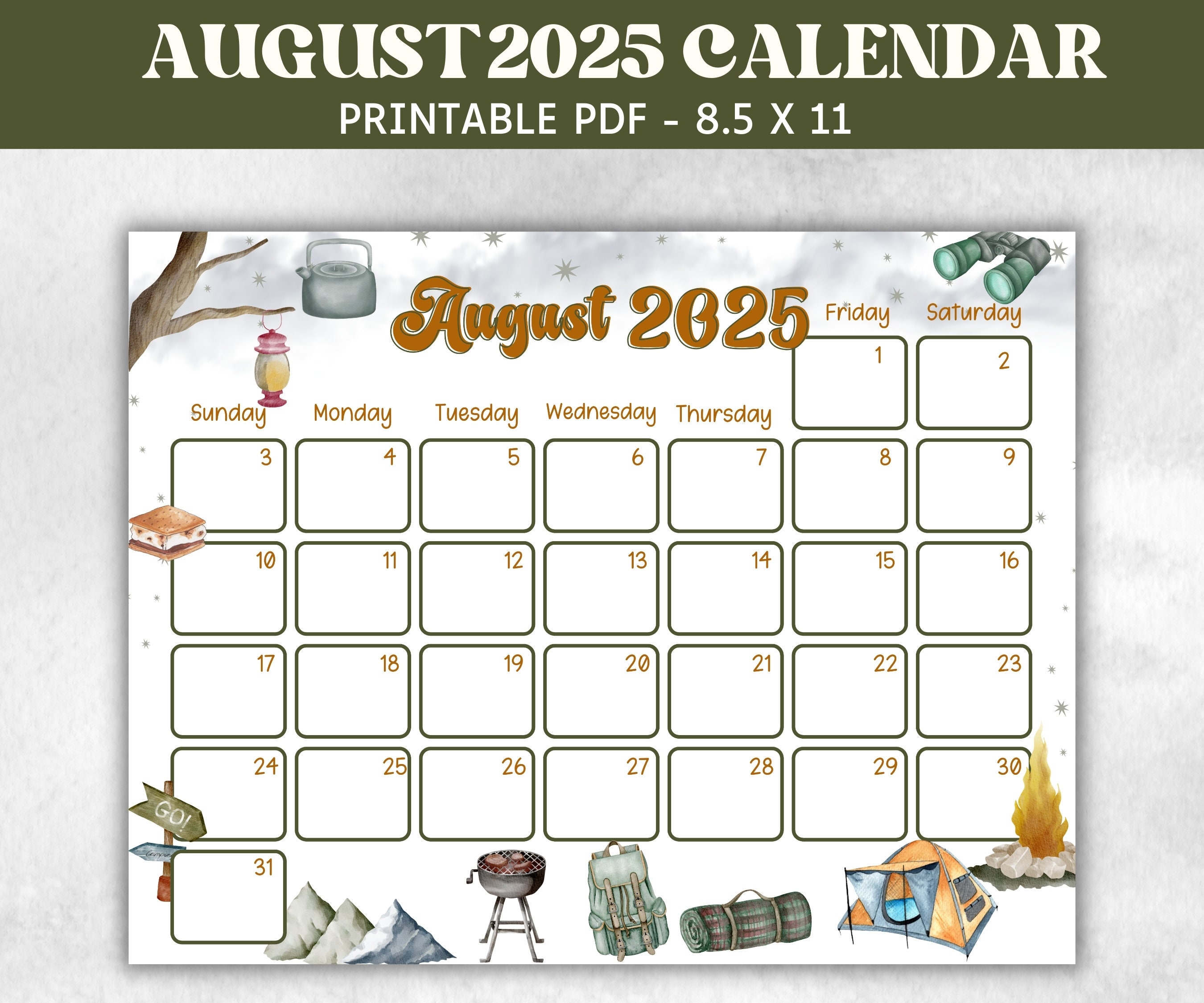 kids-august-2025-calendar-printable-2025-calendar-homeschool-preschool-calendar-board-childrens-monthly-planner-camping-calendar-etsy