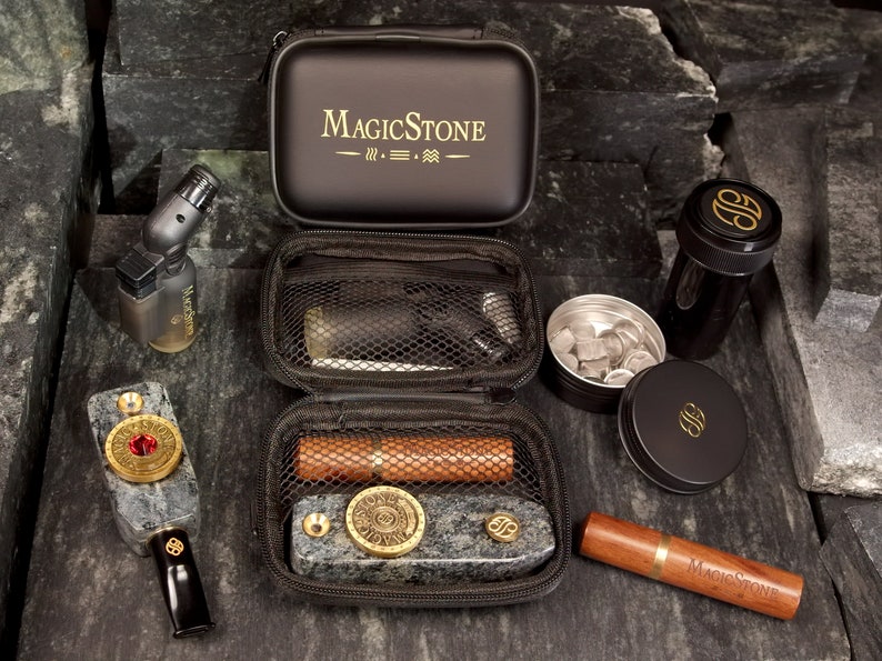 MagicStone Alchemy: Smokeless Pipe Soapstone for legal tobacco and AroMJatherapy image 6