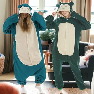 Infant & Toddlers Snorlax Costume Onesie Romper Halloween Outft Suit