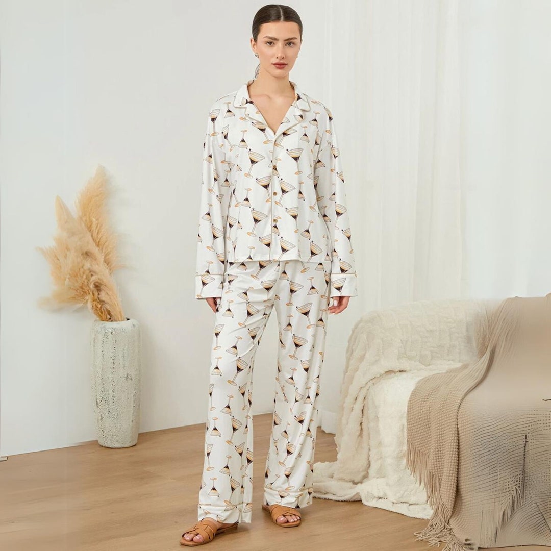 Espresso Martini Pajama Set Girls Weekend Pjs, Bachelorette Party ...
