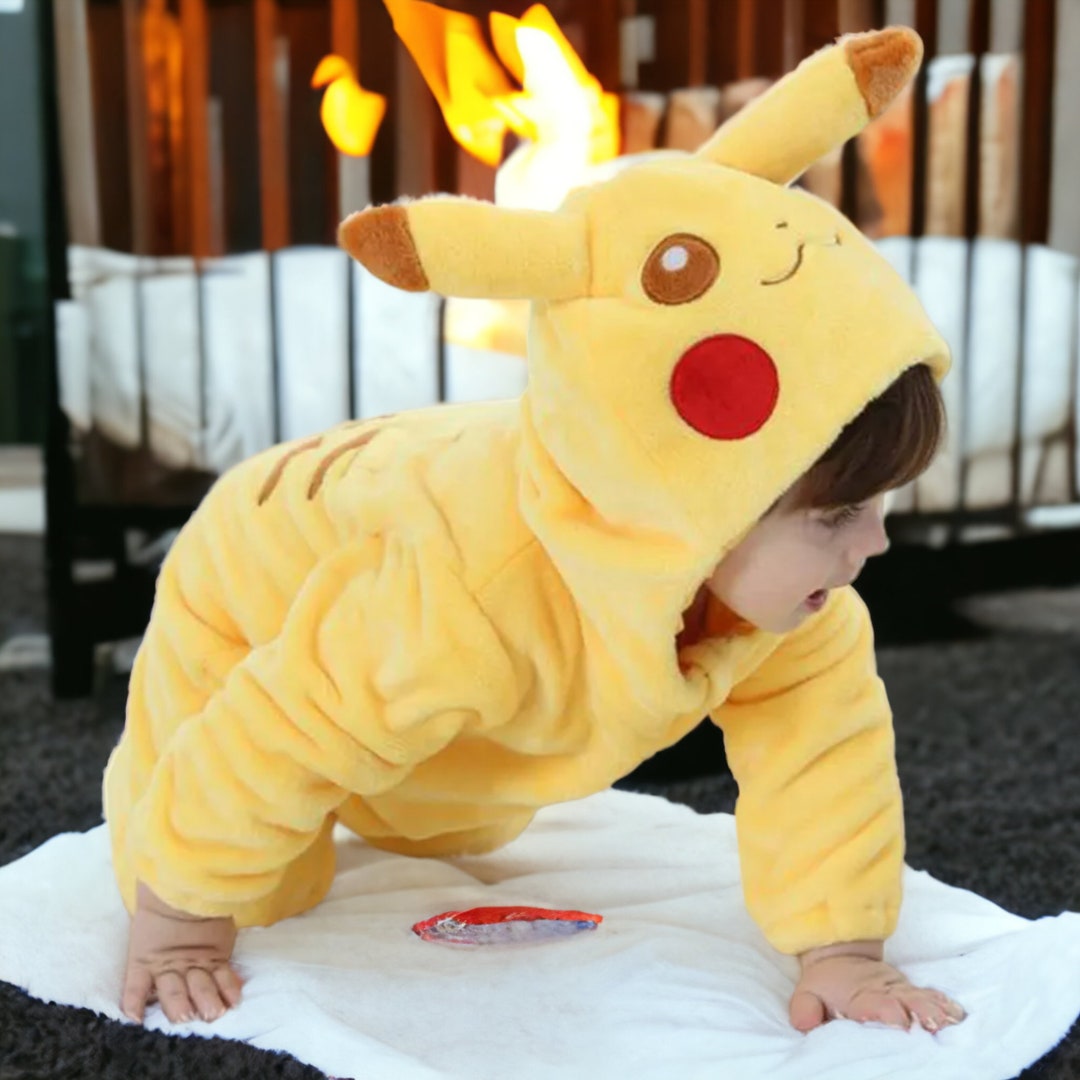 Pikachu Baby Onesie Costume Onesie for Babies Pokemon Etsy