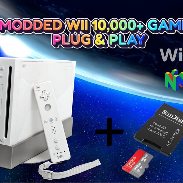 Modded Wii Etsy
