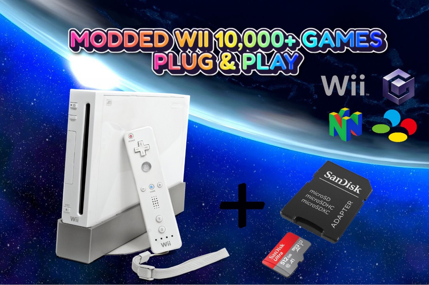 Modded Nintendo Wii -  Sweden