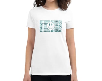 T-shirt à manches courtes pour femme Boy Mama
