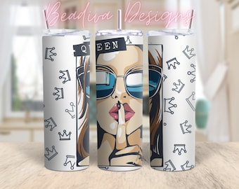 Fashion Queen: 20oz Straight Tumbler - Girl Power - Digital Download