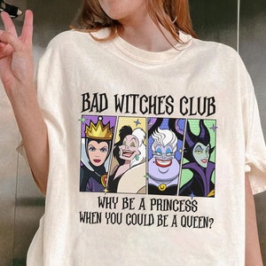 Disneyland Villains Shirt | Bad Witches Club Shirt Ursula Cruella Shirt Maleficent Shirt Villains Shirt | Disneyworld Shirt