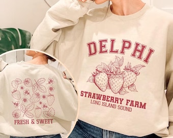 Delphi Strawberry Farms Sweatshirt Percy Jackson the Olympians Shirt | Bookish shirt | Book lover Shirt bookworm Shirt