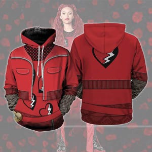 Descendants The Rise Of Red Characters Hoodie, Disneyland Red Descendants 4 Matching All Over Print Tee, Queen Of Heart Sweater