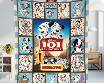101 Dalmatians Blanket 101 Dalmatians Fleece Blanket 101 Dalmatians Birthday 101 Dalmatians Dog Christmas Gifts Etsy