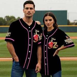 Descendants Zombies World Tour Baseball Shirt, The Rise Of Red Group Baseball Jersey,Descendants Summer Music Festival Trip