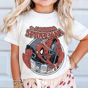 Camiseta de Spider-Man de la colección Brand New Day: Camiseta de Spiderman de los Vengadores del MCU, camiseta Brand New Day, camiseta de Spider-man del MCU, camiseta de Spidey de Tom Holland imagen 6