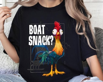 Moana Hei Hei Boat Snack Shirt, Hei Girl Hei Moana  Shirt, Disneyland Princess Moana Shirt, Hei Hei The Rooster Tee, DisneyTrip Shirt