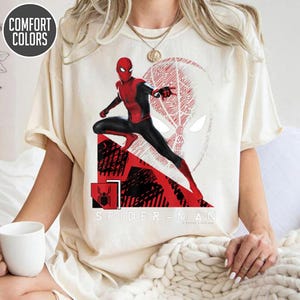 Mcu Spider-Man Far From Home T-Shirt, MCU Comic Book Tee,DisneyBirthday Party Shirt, Disneyland Trip Family Matching Outfits image 7