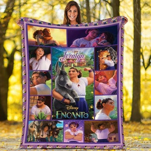 Encanto Blanket Luisa Madrigal Blanket Madrigal Family Blanket Encanto Fleece Blanket Birthday Gift