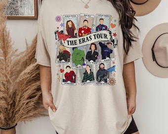Avengers The Eras Tour Shirt | Avenger Assemble Tarot Card Shirt | Iron Man Captain America Hulk Thor Shirt | Superhero Shirt