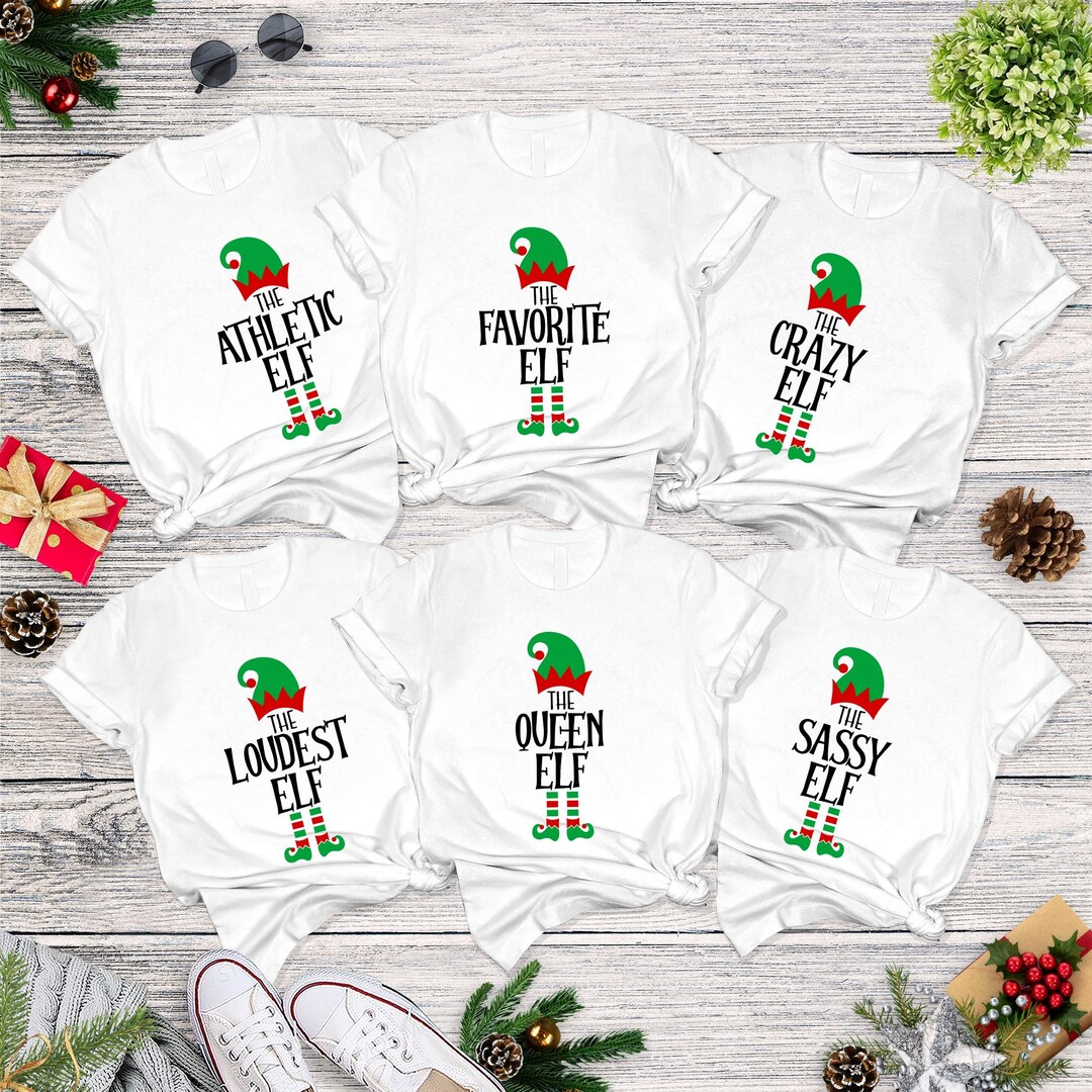Custom the Elf Shirt, Custom Elf Shirt, Christmas Family Matching ...