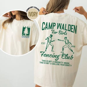 Comfort Colors The Parent Trap Shirt, The Parent Trap Camp Walden Fencing Club Shirt, Hallie Annie Parker Birthday Gift Camp Walden Vacation