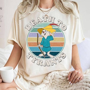 Vintage 70s Skippy Rabbit Death To Tyrants T-shirt, Retro Robin Hood Shirt, 2025 Trip Matching, Magic Kingdom