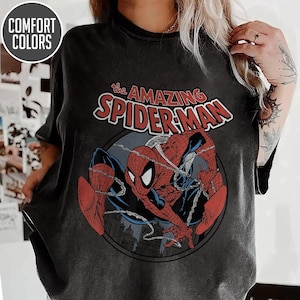 Camiseta de Spider-Man de la colección Brand New Day: Camiseta de Spiderman de los Vengadores del MCU, camiseta Brand New Day, camiseta de Spider-man del MCU, camiseta de Spidey de Tom Holland imagen 1