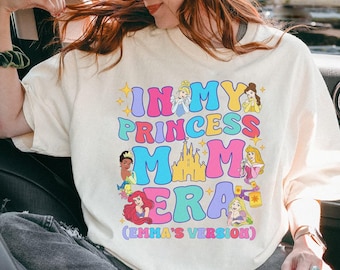 Camiseta personalizada de Disneyland en la era de mi princesa mamá / Camiseta del Día de la Madre Princesa / Camiseta de Disneyland Mamá, Regalo del Día de la Madre, Camiseta de Princesa Mamá