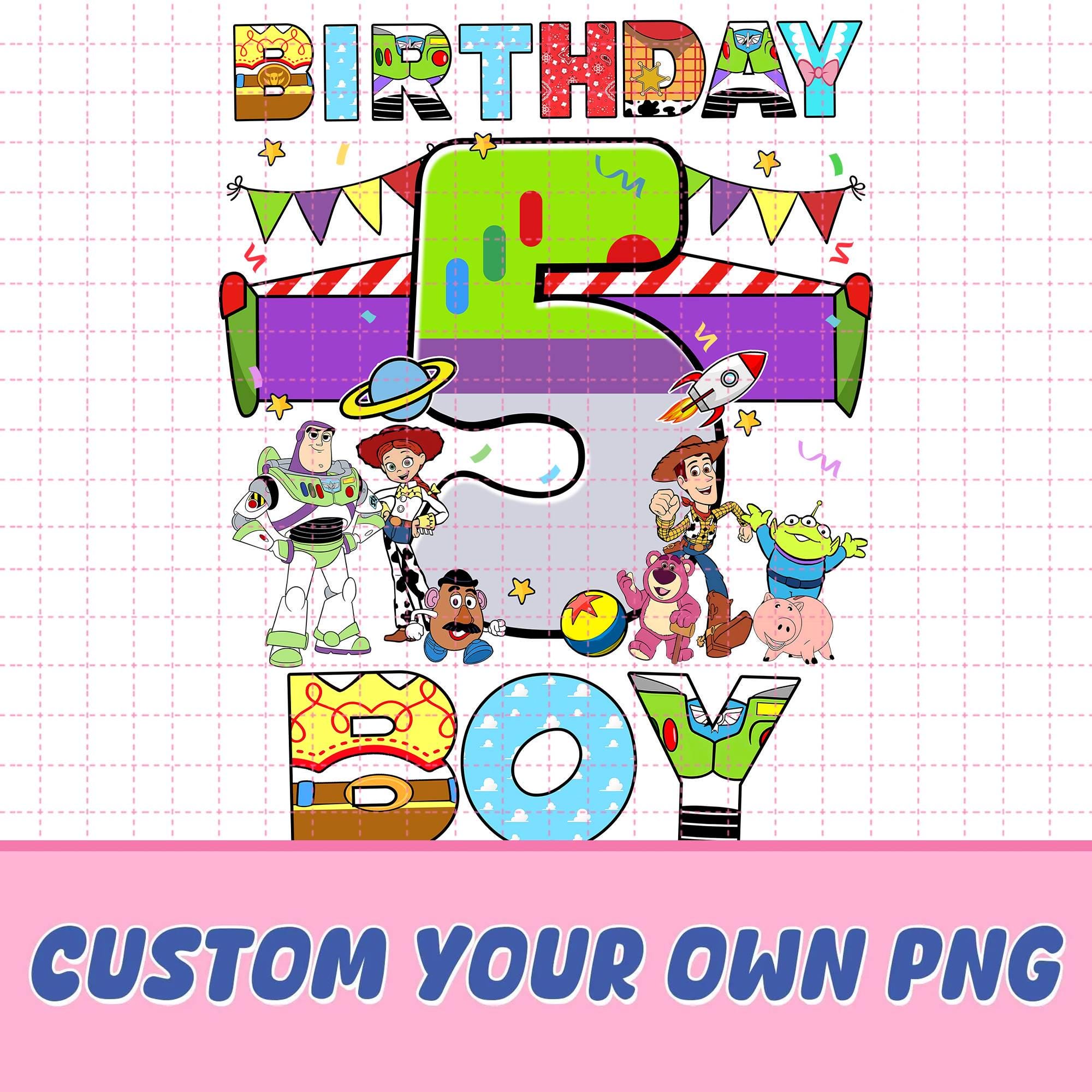 Custom Toy Story Birthday Family PNG, Toy Story Birthday Girl PNG, Toy Story Birthday Boy PNG, Woody Digital Download