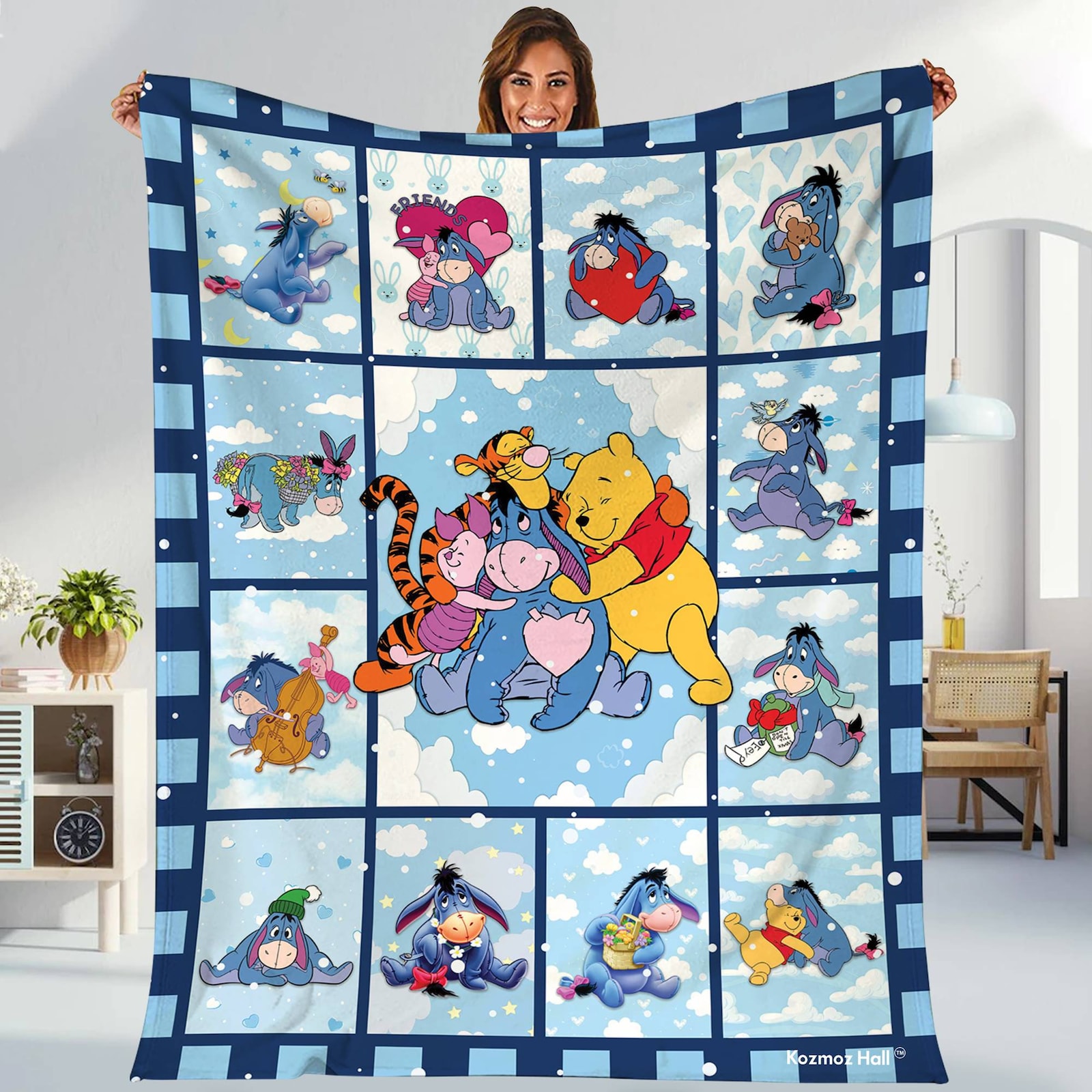 Eeyore Blanket Marshalls Throw Blankets Disney WINNIE THE POOH