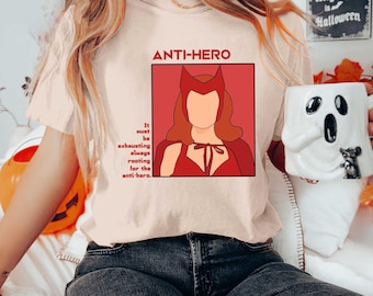 Wanda Maximoff Scarlet Witch Anti-Hero Shirt | Scarlet Witch Shirt | Wandavision Shirt | Avengers Team Shirt | Superhero Shirt