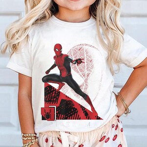 Mcu Spider-Man Far From Home T-Shirt, MCU Comic Book Tee,DisneyBirthday Party Shirt, Disneyland Trip Family Matching Outfits image 5