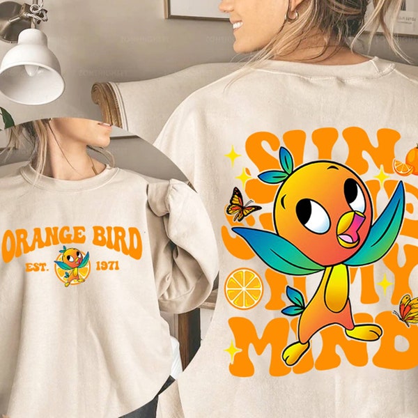 Vintage Epcot Orange Bird Shirt | Orange Bird Hello Sunshine Shirt | Family Vacation | Magic Kingdom Birthday Gifts For Kid