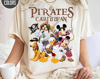 Pirates of the Caribbean Disneyworld Mickey Pirates Shirt | Mickey Pirates Sweatshirt, Mickey Caribbean Shirt, Disneyland Pirate