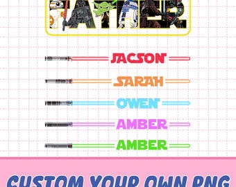 I Am Their Father StarWars Png, Personalized StarWars Dad Png, Father's day Png, Best dad in the Galaxy Png,  Digital Download