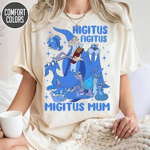 Comfort Colors Merlin Higitus Figitus Migitus Mum Shirt,The Sword In The Stone 1963 T-shirt, Disneyland Family Matching Tee, WDW Trip 2025