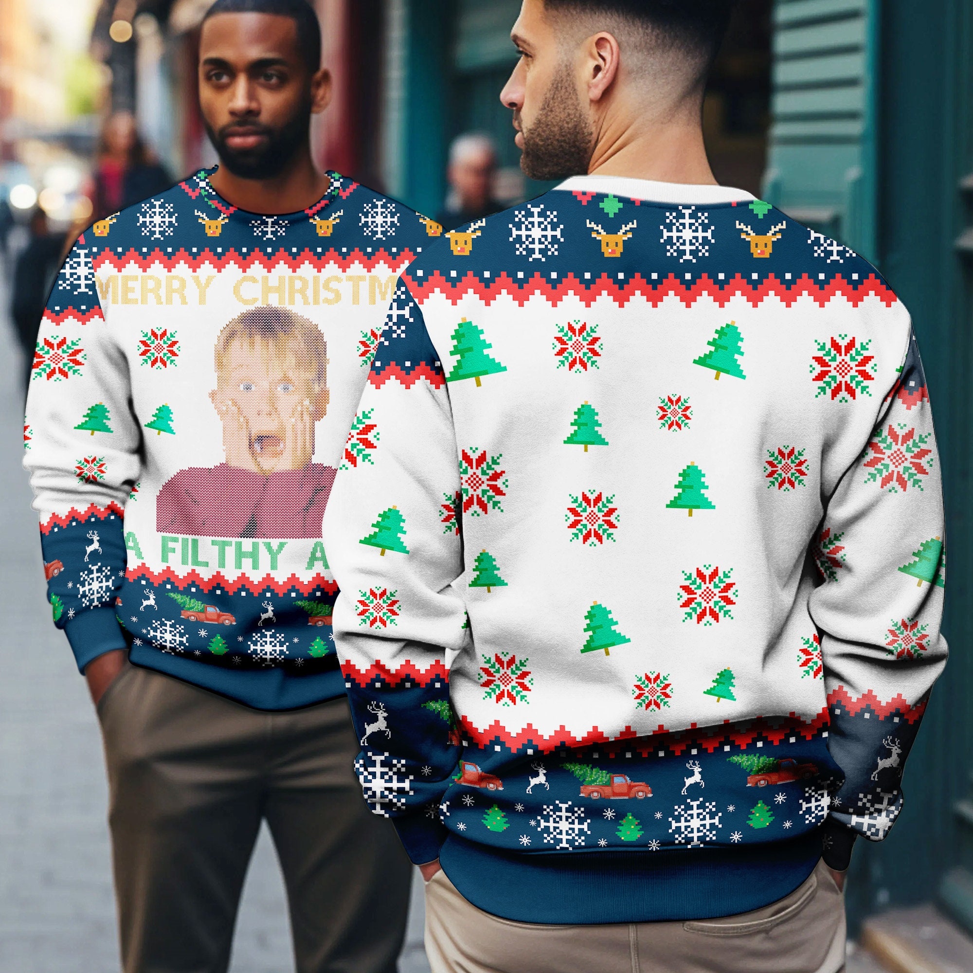 Discover Home Alone Christmas Ugly Sweater, Christmas Movie Ugly Sweater