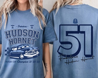 Doc Hudson Shirt | Cars Movie Shirt | Fabulous Hudson Hornet Shirt | Cars land Shirt | Car Pixar Piston Cup Champion | Radiator Springs Tee