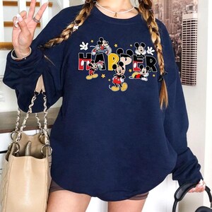 Custom Name Disneyland Mickey Mouse Shirt, Mickey Family Matching Shirts, Mom Dad Disneytrip Shirt, Personalized Mickey Mouse Birthday Tee image 7