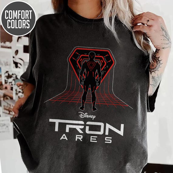 Tron Ares Disneyland Comfort Tee, Magic Kingdom Movie Tron Ares Shirt, DisneyWorld Roller Coaster Shirt, DisneyMovie Tee