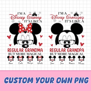 It&#39;s Like A Regular Grandma Grandpa But More Magical PNG, Disneyland Grandma Png, Disneyland Grandpa Png, Mickey Minnie Digital Download