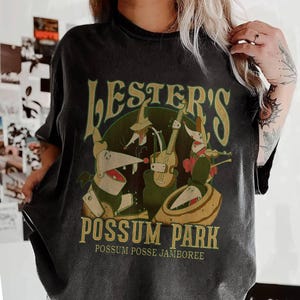 A Goofy Movie Lester's Possum Park T-Shirt, Lester'S Possum Park Retro T-shirt, Possum Posse Jamboree Tee, Disneyland Trip Family Outfits